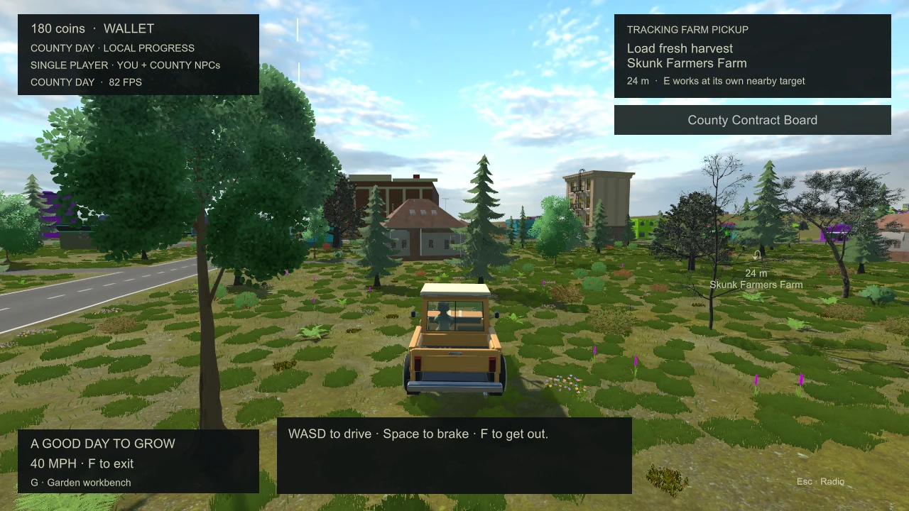 Windows CB development capture, October 3. Isolated peaceful driving review.