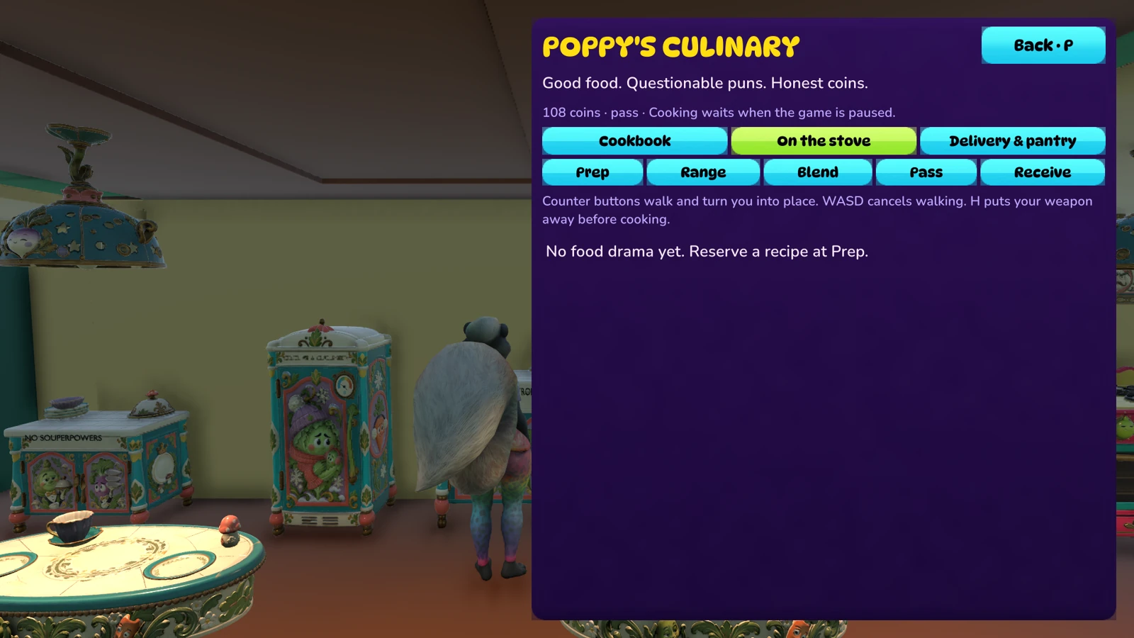 Poppy’s cooking panel and original furnishings in an October 9 private native cooking review. Later normal-release checks are recorded separately.